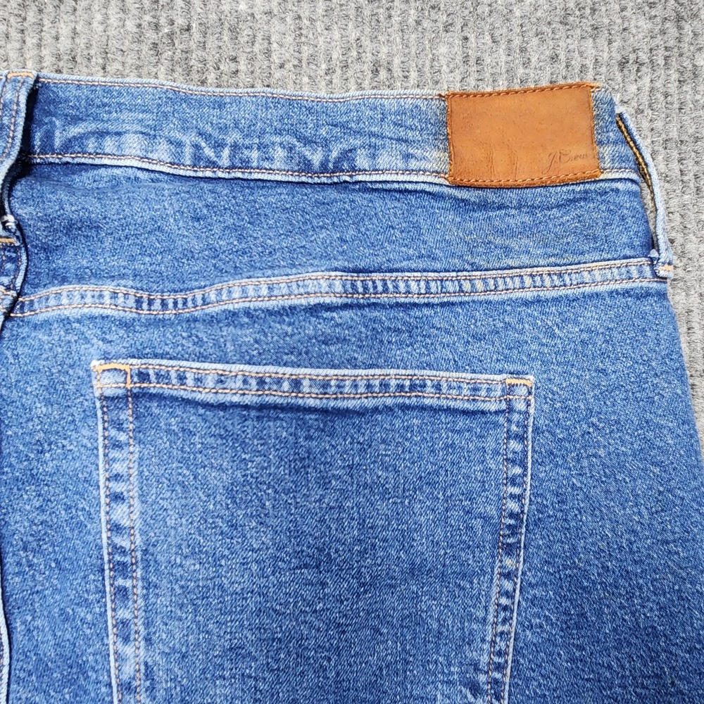 J.Crew Classic Straight Jeans Womens 35x30 Blue Medium Wash Stretch Denim Pants - Picture 6 of 11